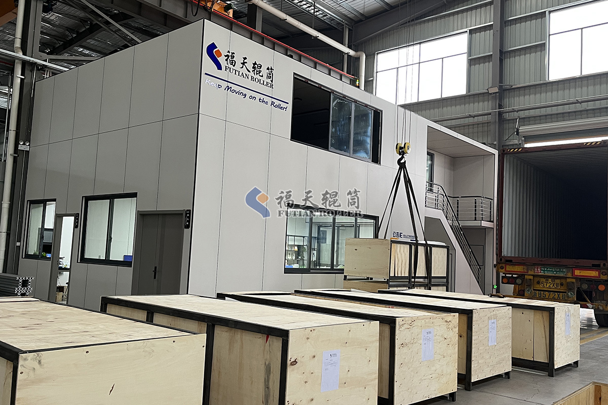 福天輥筒自動(dòng)化系統(tǒng)鍍鋅輥軸發(fā)貨臺灣