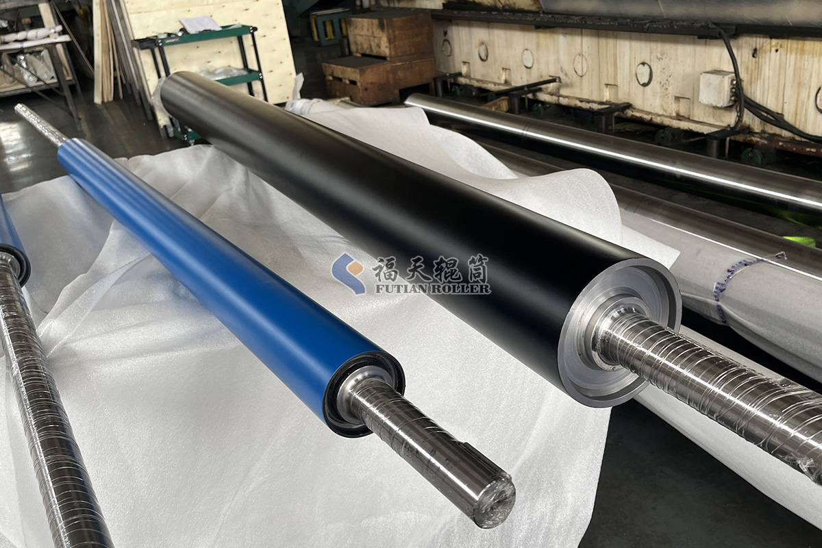 福天輥筒對包裝機械公司出貨一個集裝箱