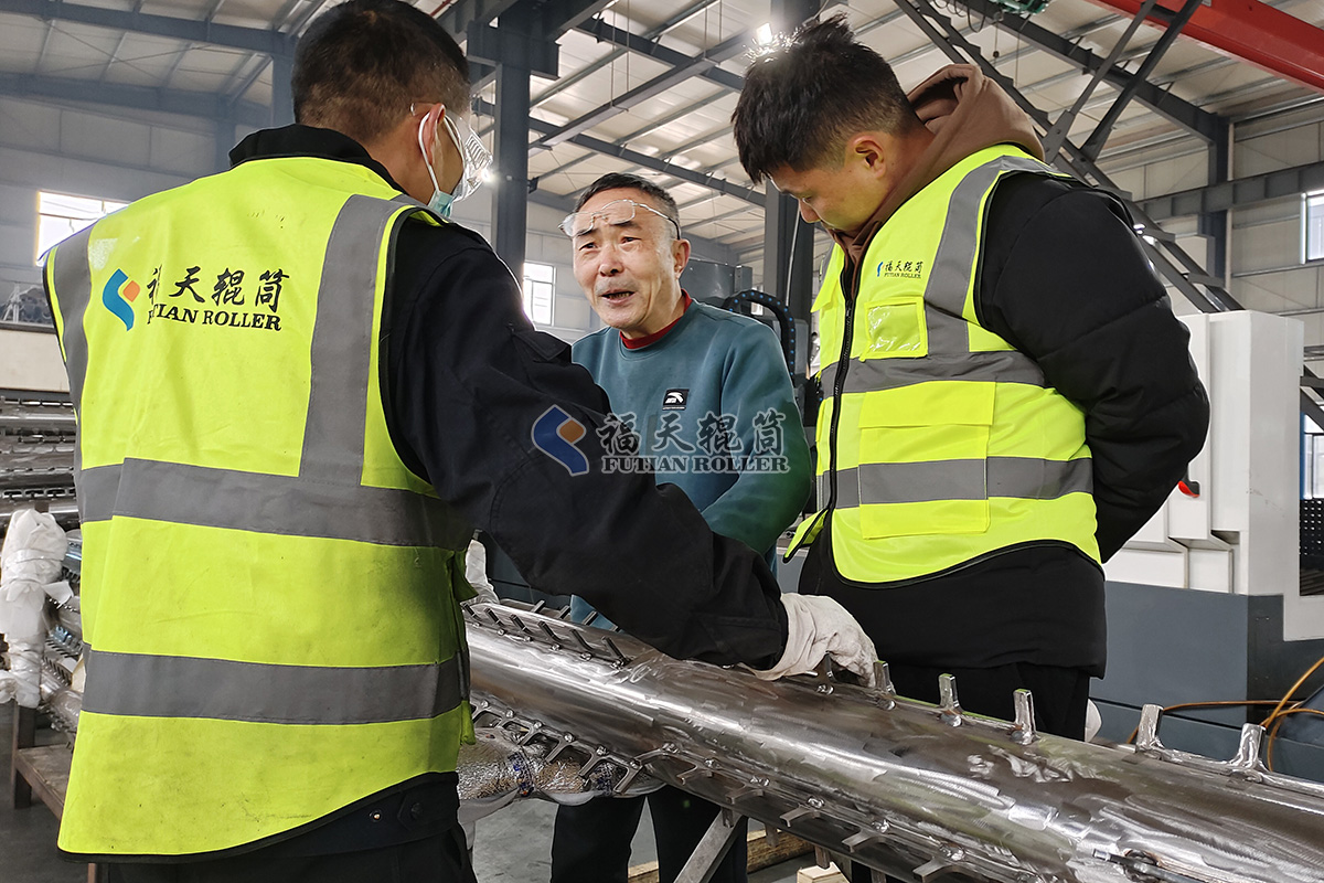 福天輥筒丨歡迎農業機械客戶到訪參觀