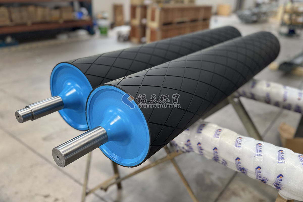 膠輥表面為什么要菱形刻槽？