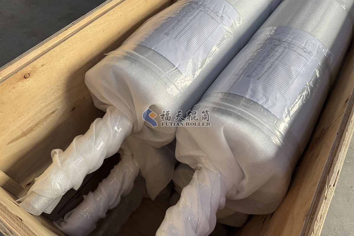 耐磨損輥筒打包發貨山東